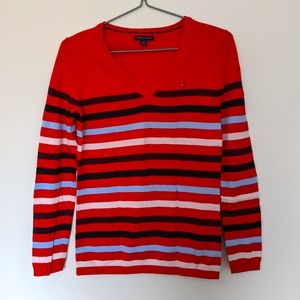 Tommy Hilfiger Red Knit Long sleeve